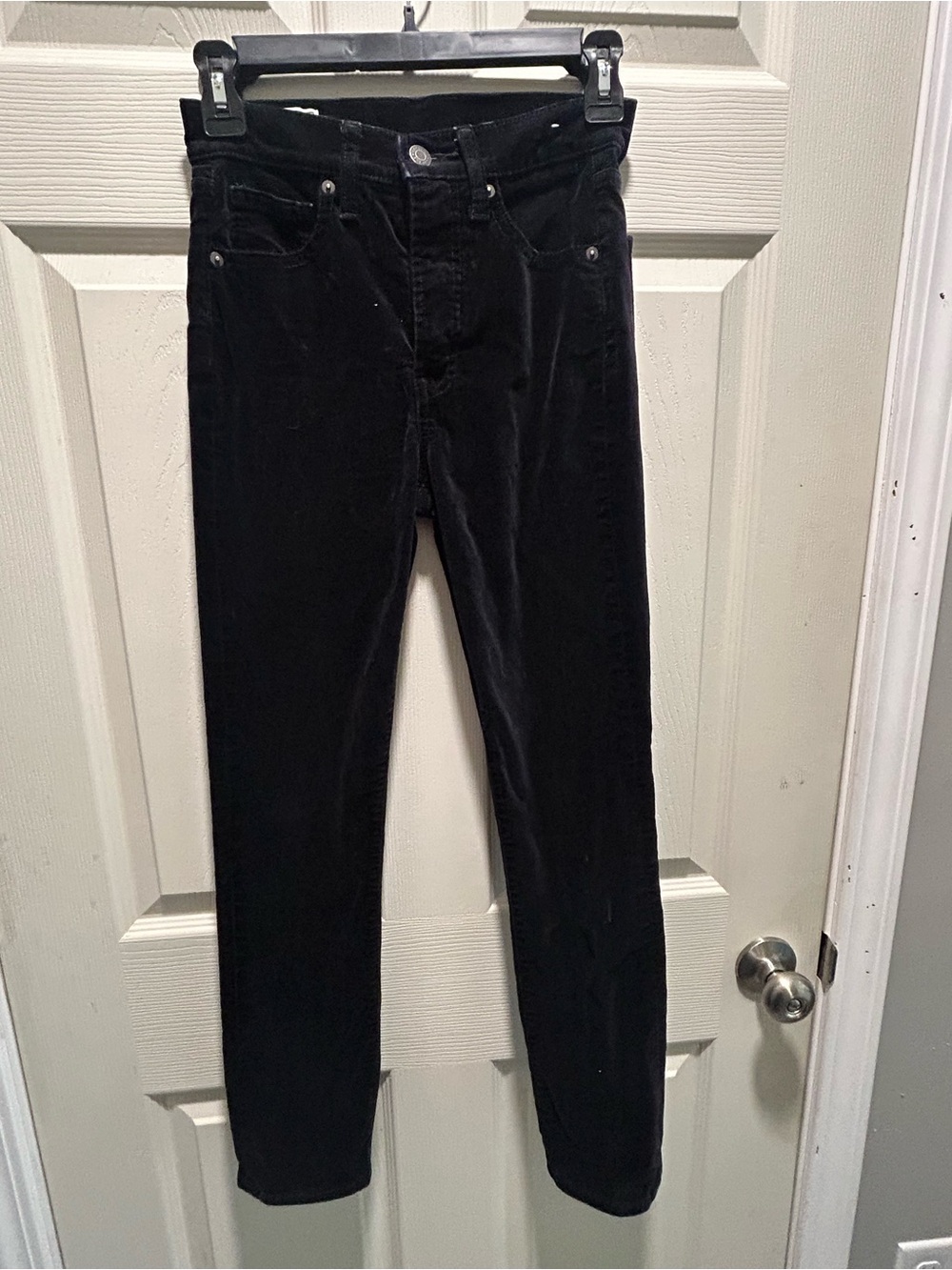 GAP women’s Black Corduroy Slim Trousers